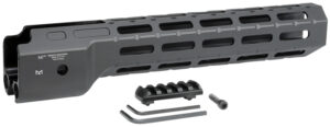 Midwest Industries MICRPC9 Combat Ruger PC9 M-Lok Handguard Black Hardcoat Anodized 6061-T6 Aluminum 12"