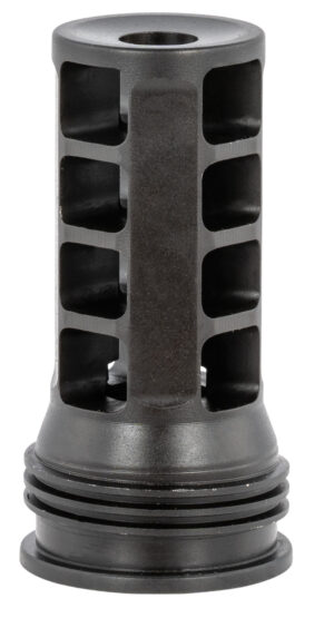 Huxwrx 1628 QD 762 Muzzle Brake Black with 1/2"-28 tpi Threads &  2.30" OAL for 30 Cal AR-Platform