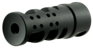 Spikes Tactical SBV1065 R2 Muzzle Brake Black Nitride 416R Stainless Steel with 1/2"-28 tpi Threads for 5.56x45mm NATO