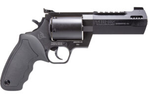 Taurus 2500051RH Raging Hunter  Large Frame 500 S&W Mag 5rd 5.12" Black Ported/Target Crown Barrel, Matte Black Oxide Cylinder, Black Steel Frame, Black Rubber Grip