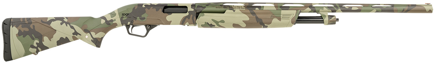 Winchester Repeating Arms 512433691 SXP Waterfowl Hunter 20 Gauge 3" 5+1 (2.75") 26" Chamber, Woodland Camo, TruGlo Fiber Optic Sight, Includes 3 Invector-Plus Chokes