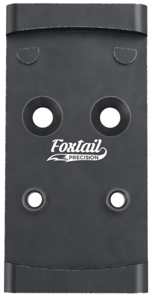 Foxtail Precision 100010 Adapter Plate  Black Anodized Aluminum, Compatible w/Glock MOS, Holosun 407K/507K/EPS Carry Pattern Footprint Mount