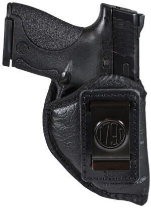 1791 Gunleather ECOSC1BLKR  Sub-Compact IWB Small Black Right Hand
