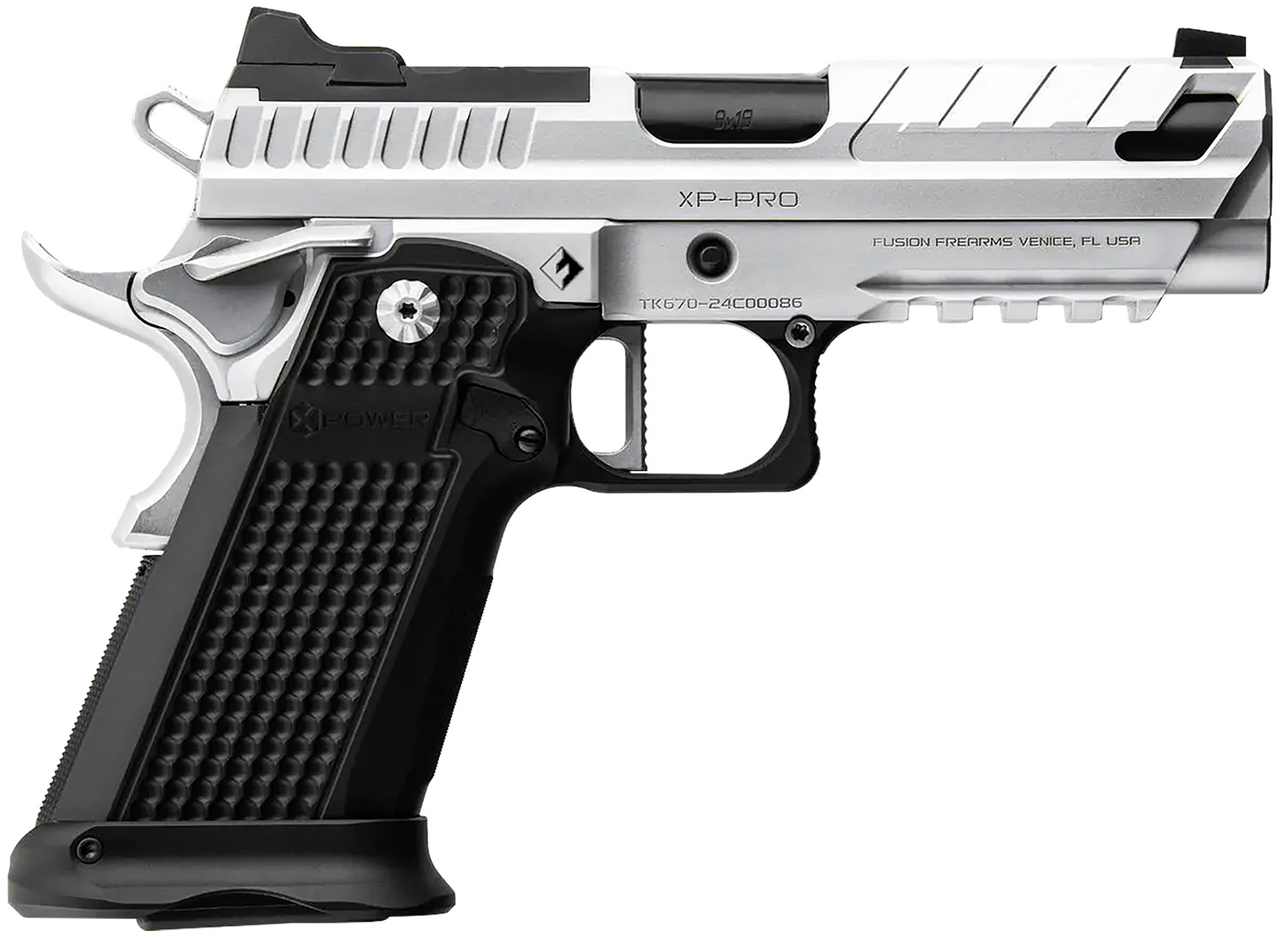 Fusion XP-9-C Xp Pro 9MM 4″ 17R Chrome
