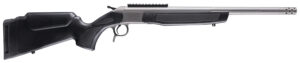 CVA CR4440S Scout Takedown 360 Buckhammer 1rd 22" Stainless Fluted Threaded Barrel, Stainless Steel Receiver w/Picatinny Rail, Adj Comb & LOP Black Synthetic Stock