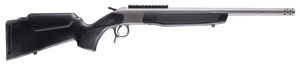 CVA CR4442S Scout Takedown 45-70 Gov 1rd 22" Stainless Fluted Threaded Barrel, Stainless Steel Receiver w/Picatinny Rail, Adj Comb & LOP Black Synthetic Stock