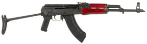 Century Arms RI3321RN WASR-10  7.62x39mm 30+1 16.25" Black Romanian AK Barrel, Black Underfolding Stock, Red AKM Pattern Furniture