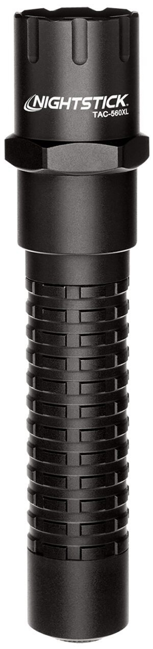 Nightstick TAC560XL Metal Multi-Function Tactical Flashlight-Rechargeable Matte Black 140/350/800 Lumens White LED