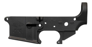 Yankee Hill 125 Stripped Lower Receiver 5.56x45mm NATO 7075-T6 Aluminum Black Anodized for AR-15
