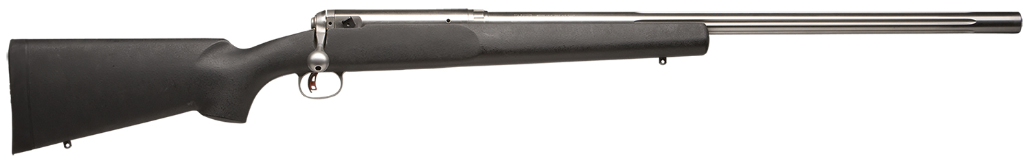 Savage Arms 18148 12 LRPV Full Size 22-250 Rem 1rd 26" Matte Heavy Fluted Barrel, Matte Stainless Steel Receiver w/Picatinny Rail, Matte Black HS Precision w/V-Block Synthetic Stock, Right Hand