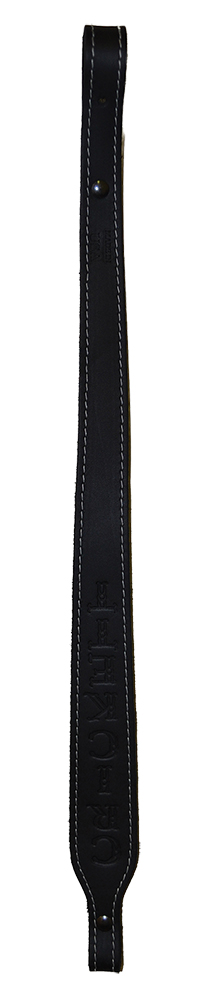 Crickett KSA800 Rifle Sling Embossed Black Leather, 23"L x 1.75" W