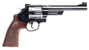 Smith & Wesson 150256 Model 25 Classic 45 Colt (LC) Blued Carbon Steel  6.50" Barrel, 6rd Cylinder & N-Frame, Checkered Square Butt Walnut Grip