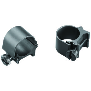 Weaver Mounts 49040 Detachable Top Mount Rings  Matte Black 1" Low