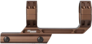 Sig Sauer Electro-Optics SOA20016 Alpha MSR Scope Mount/Ring Combo Coyote Brown Aluminum 30mm Tube