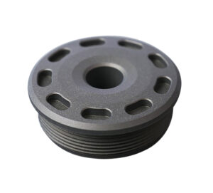 SilencerCo AC5388 Bravo Front Cap 223 Cal Titanium Black