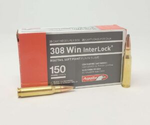 AGULA AMO 308 WIN 150GR SP 20RD 2820FPS (10 BOX CASE)