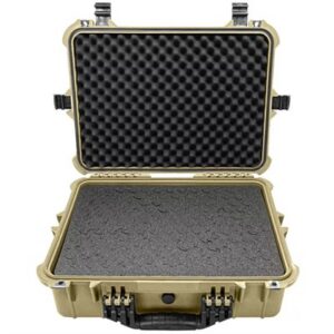 20'' LARGE HARD GEAR CASE W/RAGAR FOAM INSERTS TAN