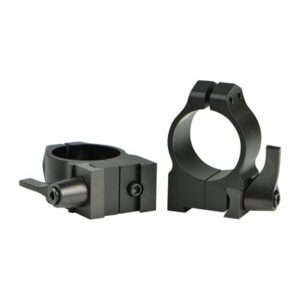 30MM MEDIUM (1.015'') QD 19MM DOVETAIL RINGS, BLACK