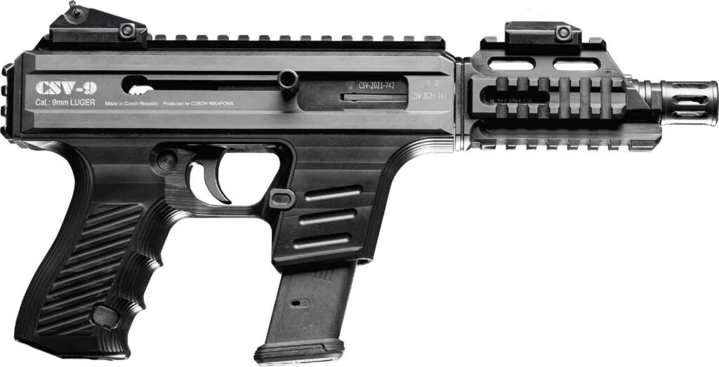 4PEAKS CZECH WEAPONS CSV-9 9MM 4.75 BLK 15RD