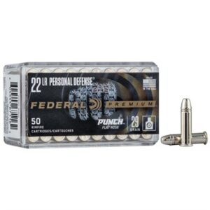 22 LONG RIFLE 29GR NICKEL PLATED FLAT NOSE 50/BOX